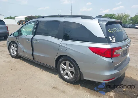 2019 Honda Odyssey Ex-L from USA, damaged, VIN 5FNRL6H70KB132263